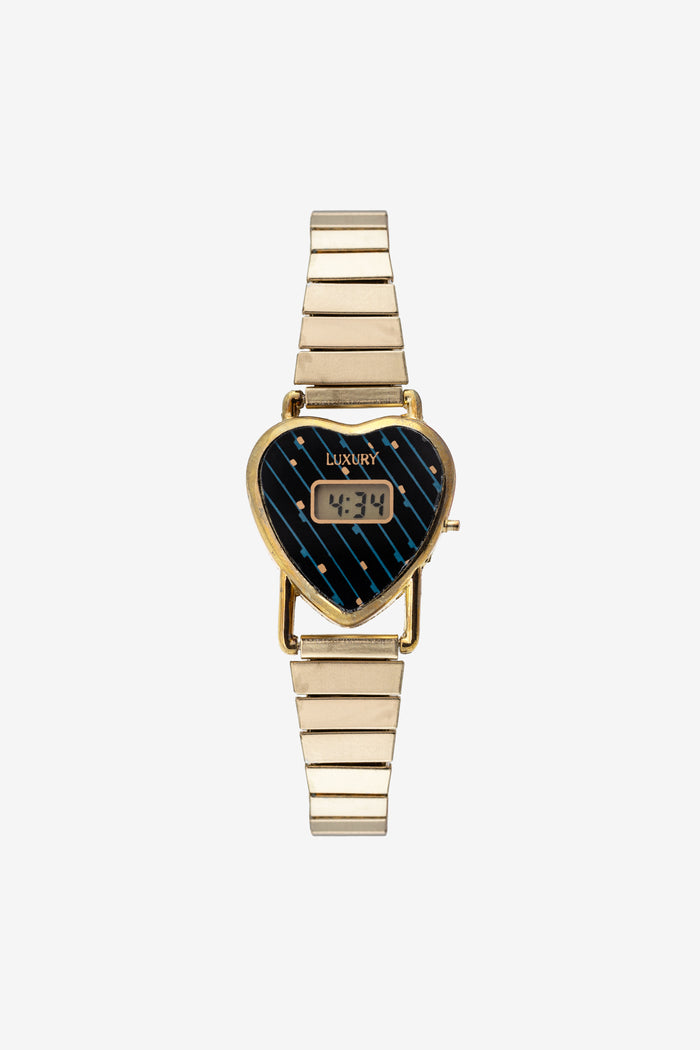 WCHSTPHRT - Striped Heart Watch