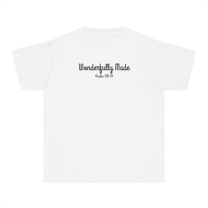 Wonderfully Made Psalm 139:14 Girls T-Shirt
