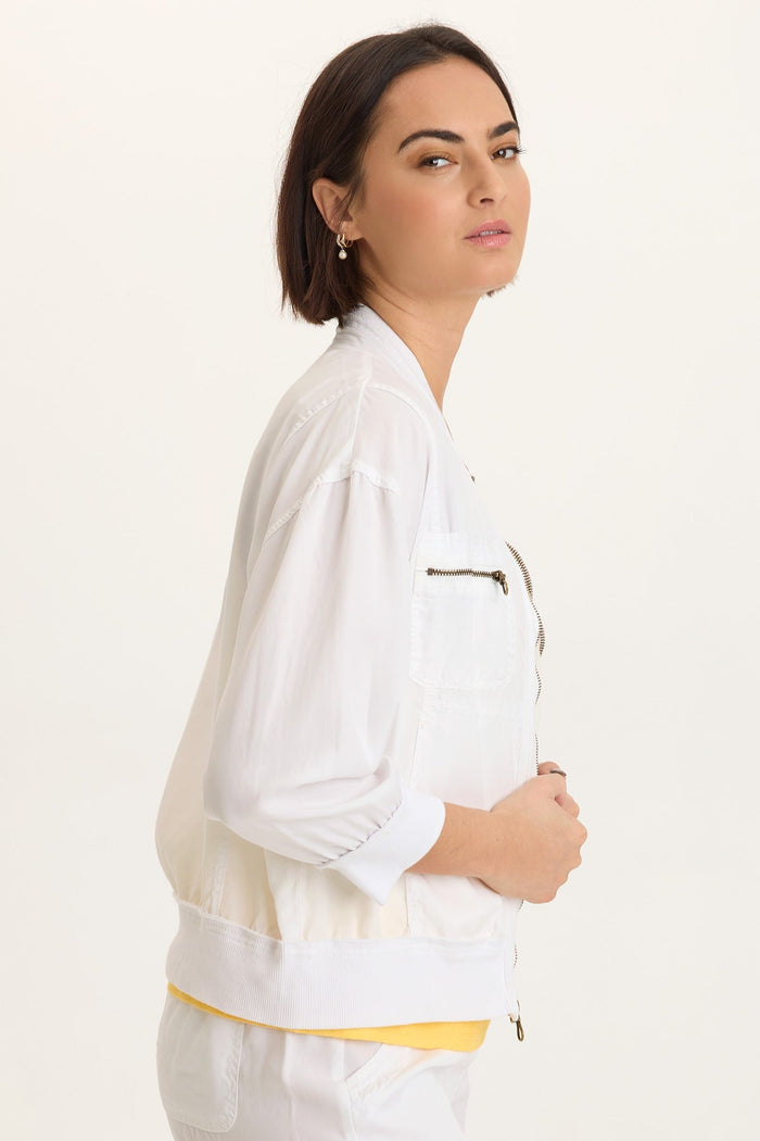 XCVI Wynton Twill Bomber Jacket