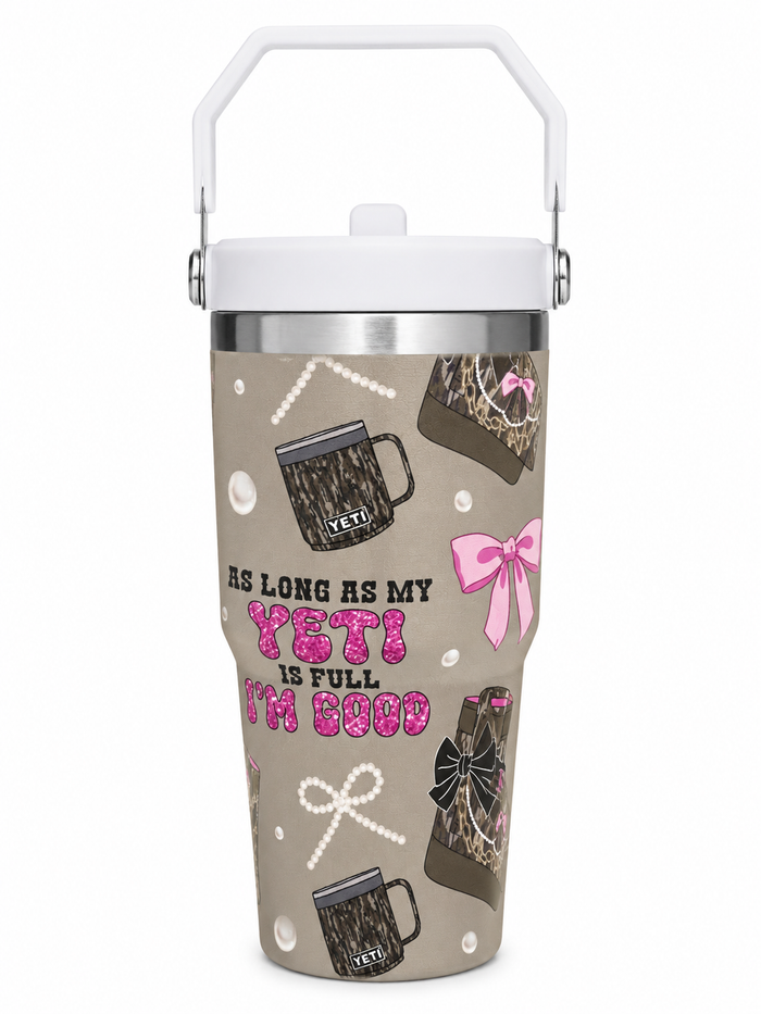 Yeti & Bows Tumbler