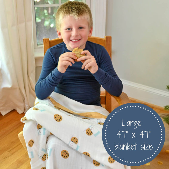 You Complete Me  - Bamboo Milk and Cookies Baby Blanket