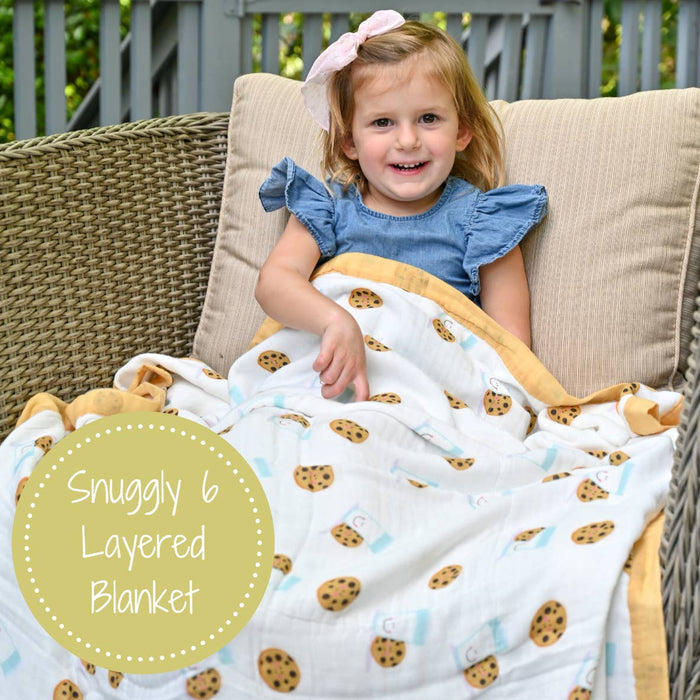 You Complete Me  - Bamboo Milk and Cookies Baby Blanket