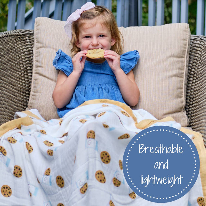 You Complete Me  - Bamboo Milk and Cookies Baby Blanket