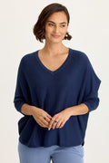 Wearables Zia Knit Dolman 3/4 Sleeve Top