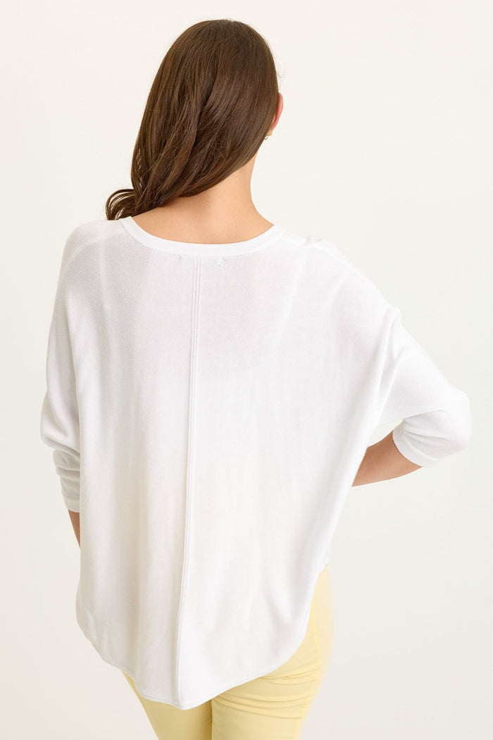 Wearables Zia Knit Dolman 3/4 Sleeve Top